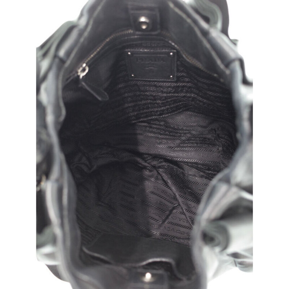 Prada Frill One Shoulder Hobo Bag Shoulder - Picture 3 of 9